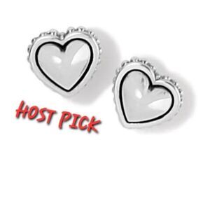 Brighton Silver Heart Earrings